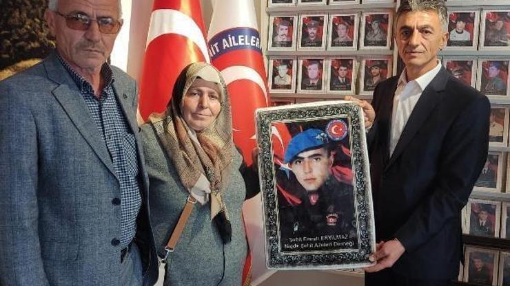 Şehit ailelerine anlamlı hediye