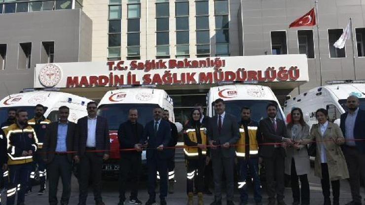 Mardine yeni 3 ambulans ve 1 UMKE aracı