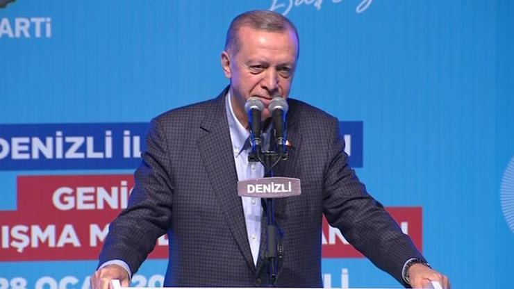 Cumhurbaşkanı Erdoğandan 6lı masaya gönderme: Taksimatta nasıl birbirlerine düştüklerini ibretle takip ediyoruz