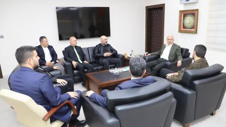 Başkan Gültak, Yeni Mersin İdmanyurdu yönetimini ağırladı