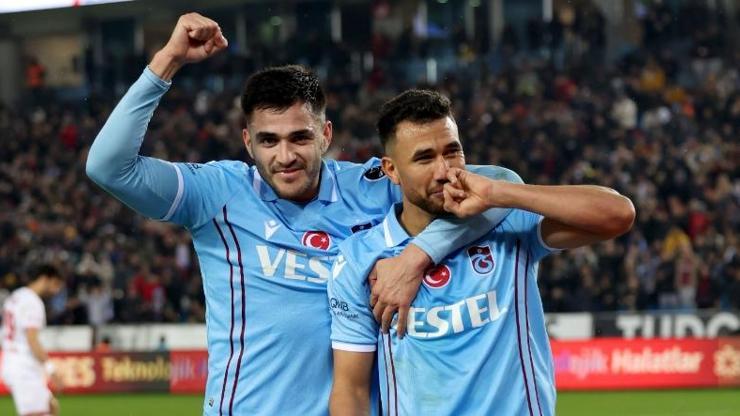 Trabzonspor sahasında 2 golle kazandı