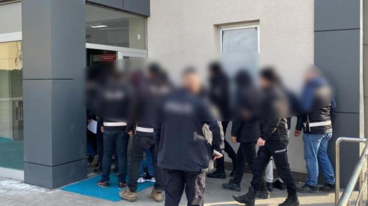 ‘Kökünü Kurutma’ operasyonunda 13 tutuklama