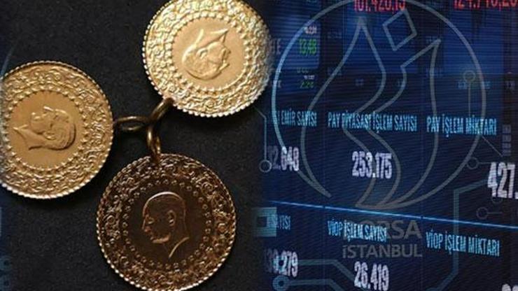 Altın düştü, borsa geri döndü