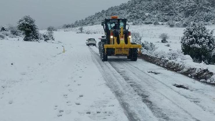 Şehzadelerde kar mesaisi