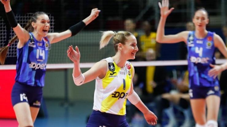 Fenerbahçe VakıfBanka set vermedi