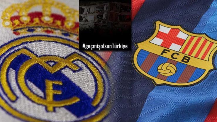 Real Madrid ve Barcelonadan Türkiyeye destek mesajları