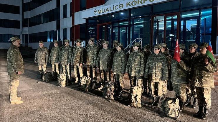 Azerbaycan, 20 kişilik askeri sağlık personelini Türkiyeye gönderdi
