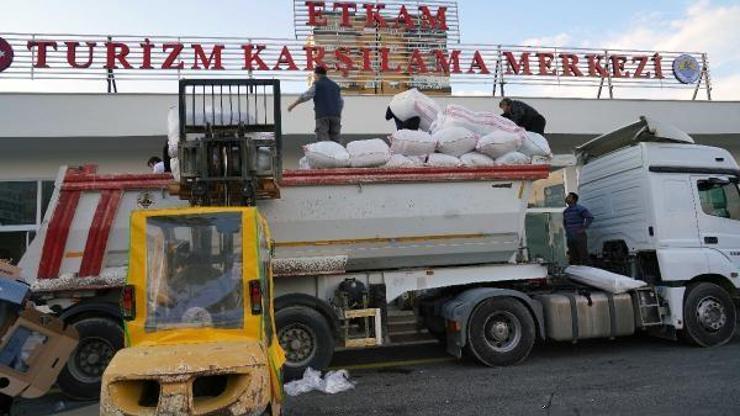 Erdemlide deprem bölgelerine yardım