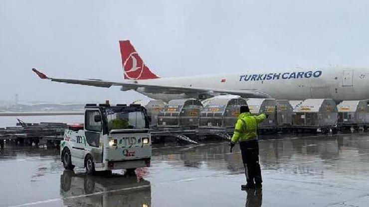 13 kargo seferiyle 850 ton yardım taşındı