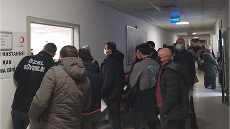 Kan alma merkezine yoğun talep