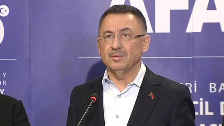 SON DAKİKA HABERİ: Cumhurbaşkanı Yardımcısı Oktay: Lojistik anlamda kapalı hiçbir yolumuz kalmamıştır