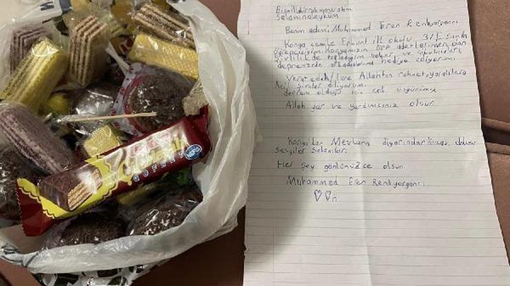 8 yaşındaki Eren topladığı şivlilikleri depremzedelere hediye etti