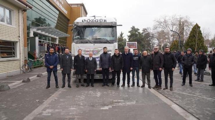 Erbaa’dan deprem bölgesine yardım