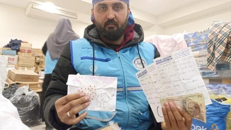 Buğlem, kalbini ve 25 lirasını Kahramanmaraşa gönderdi