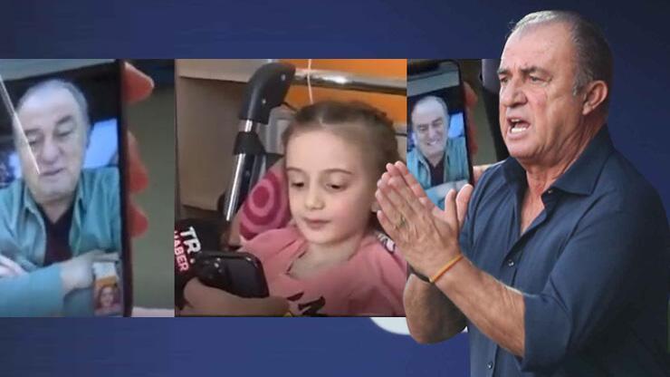 Fatih Terim, 8 yaşındaki Bensu ile görüştü: Hemen iyileş, maça gideceğiz