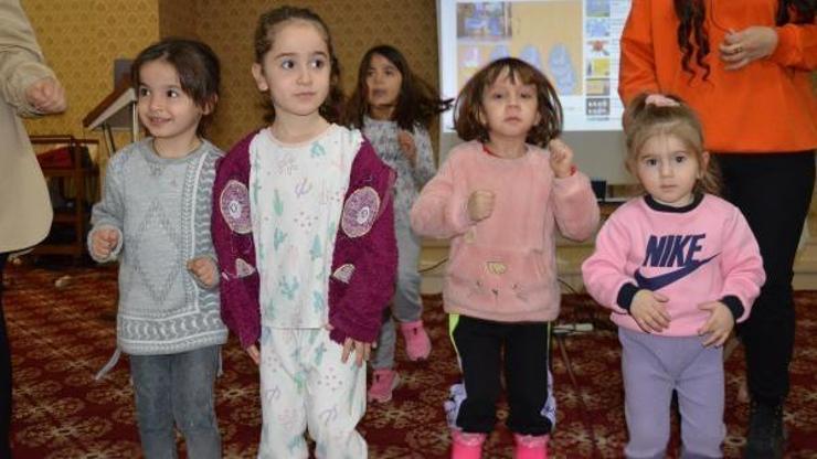 Mardin’de misafir edilen depremzede çocuklar için etkinlik