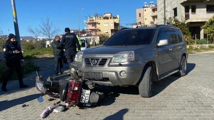 Ciple motosiklet çarpıştı: 1 yaralı