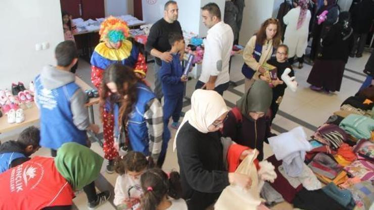 Amasya’da depremzedeler için sosyal market