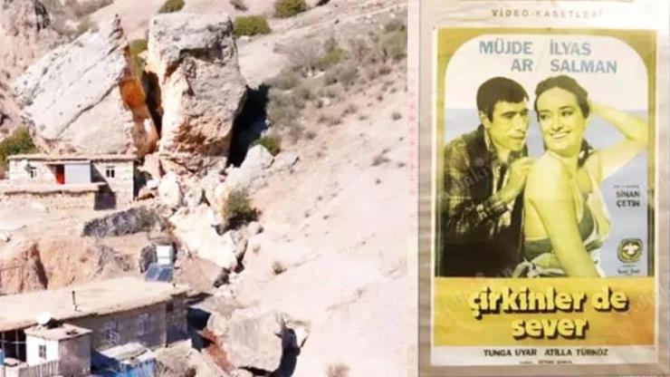 İlyas Salman ve Müjde Ar’ın rol aldığı filmdeki kaya ikiye bölündü