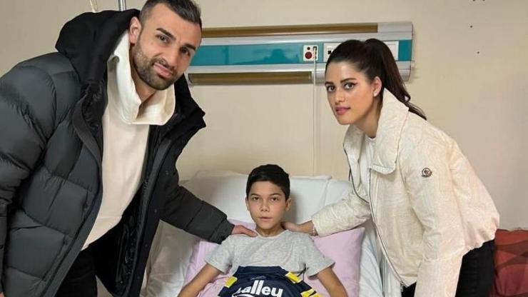 Serdar Dursun, depremzede Ömeri ziyaret etti