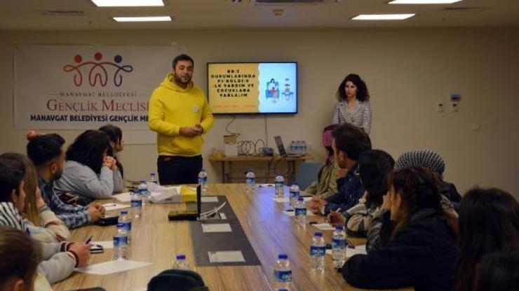 Manavgat Gençlik Meclisine psikolojik yardım eğitimi