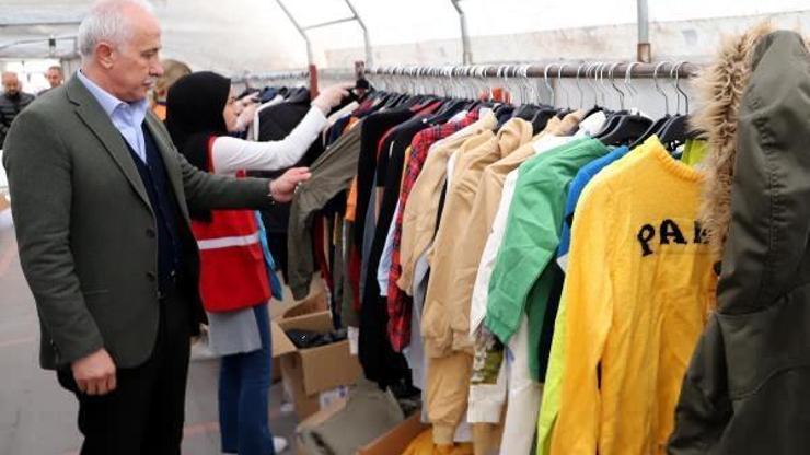 Akdeniz Belediyesi Giysi Market kurdu