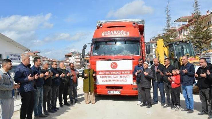 MHPden deprem bölgesine yakacak yardımı