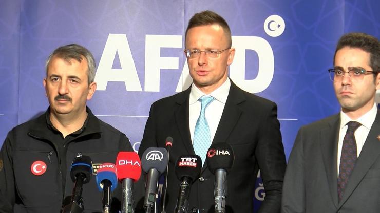 Macaristan Dışişleri Bakanı Szijjartodan AFADa ziyaret