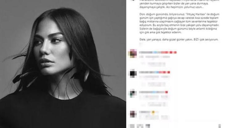 Demet Özdemir böyle teşekkür etti