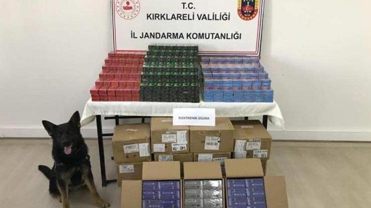 Kırklarelide 550 bin lira değerinde kaçak sigara ele geçirildi