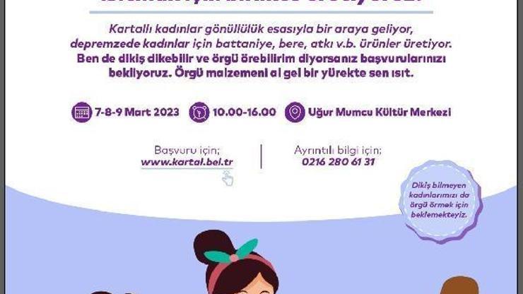 Kartal Belediyesi’nden Dünya Kadınlar Gününde anlamlı etkinlik