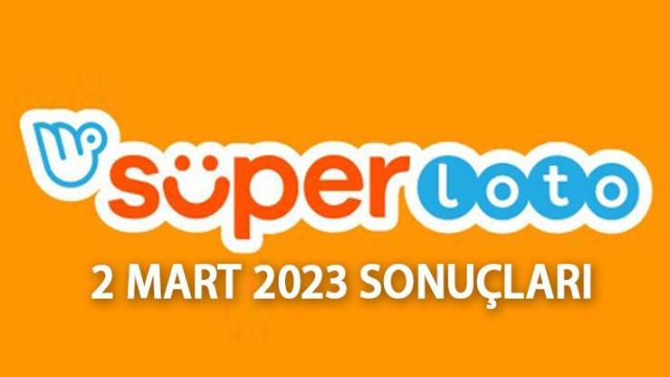 Süper Loto 2 Mart 2023 sonuçları ve bilet sorgulama millipiyangoonline.com sayfasında