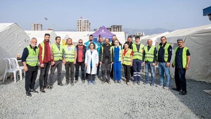 Hatay’daki sahra hastanesinde günde 350 hasta tedavi ediliyor
