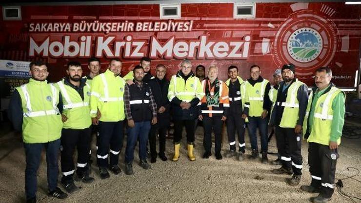 Başkan Yüce konteyner kentte çalışmaları inceledi