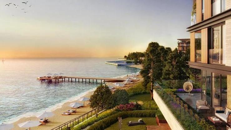 Bir yalı dairesinde yaşamaya hazır mısınız Yatay mimarinin en güzel örneği İstanbul sahilinde sizi bekliyor