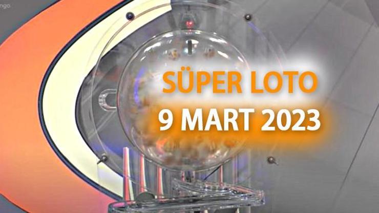 Süper Loto 9 Mart 2023 sonuçları ve bilet sorgulama millipiyangoonline.com sayfasında