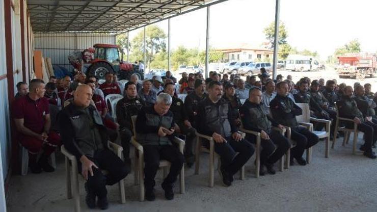 İşbaşı eğitiminde yangın ihbarı