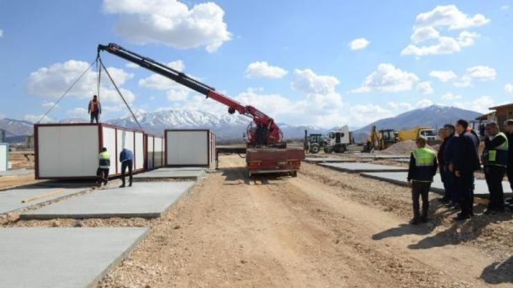 Yıldırım Belediyesi, deprem bölgesine konteyner kent kuruyor
