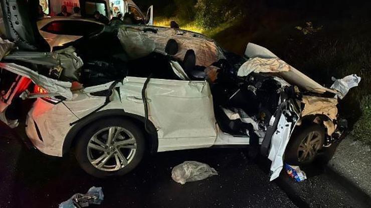 Mersinde trafik kazası: 1 ölü, 2 yaralı