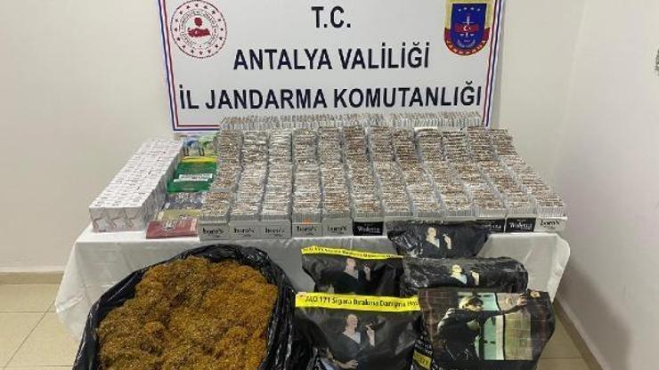 Jandarmadan kaçak sigara ve tütün baskını
