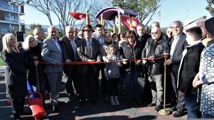 Bornovada Murat Taşer Parkı açıldı