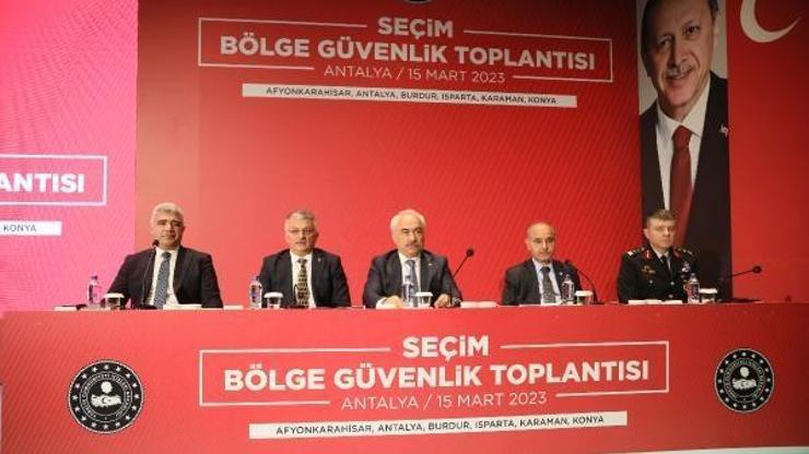 Seçim bölge güvenlik toplantısı yapıldı