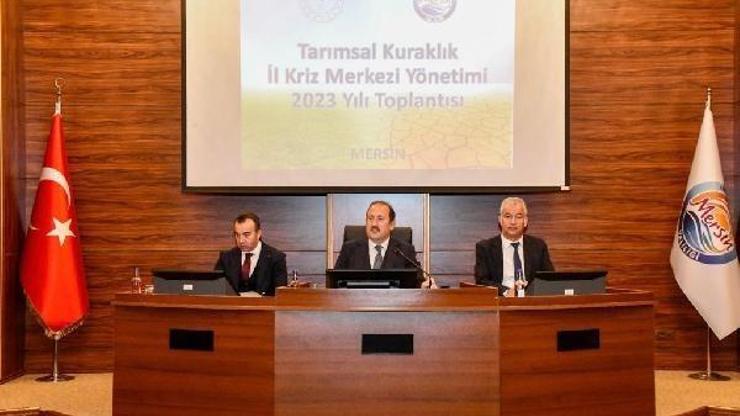 Mersinin kuraklık durumu ele alındı