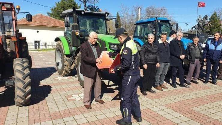Kırklareli’nde ‘reflektörsüz römork kalmasın’ kampanyası