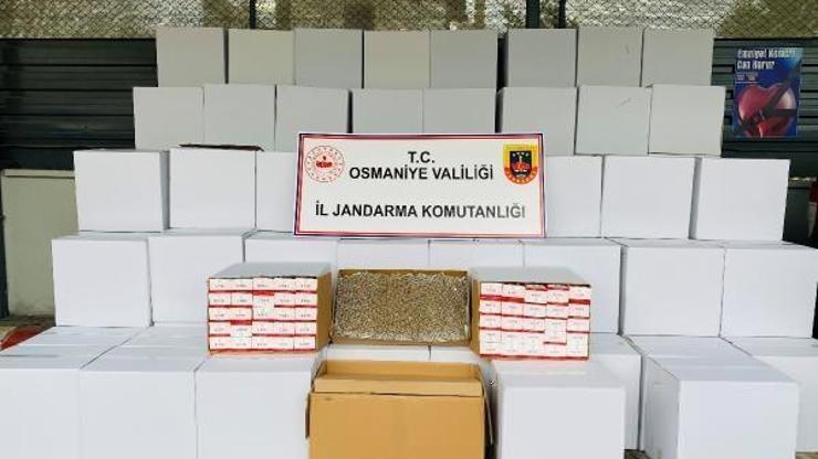 Osmaniye’de 1 milyon 280 bin makaron ele geçirildi