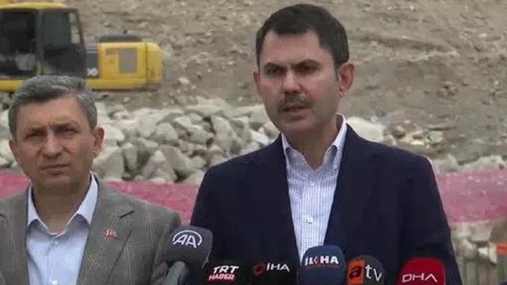 Bakan Kurum duyurdu: Cumhurbaşkanı Erdoğanın katılımıyla 11 ilde temel atma töreni
