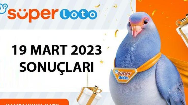 Süper Loto 19 Mart 2023 sonuçları ve bilet sorgulama millipiyangoonline.com sayfasında