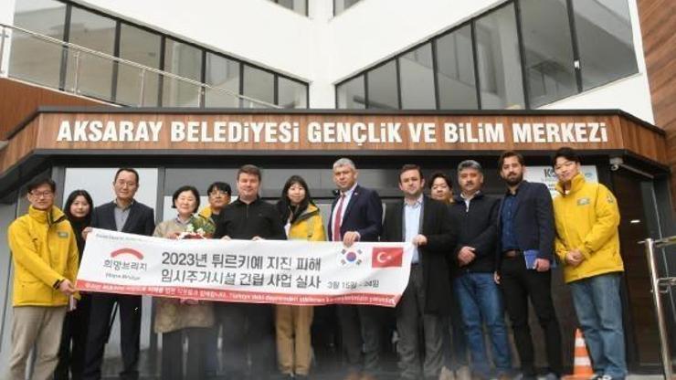 Aksaray Beleriyesi, Kahramanmaraş’a 300 konteynerli, kent kuracak