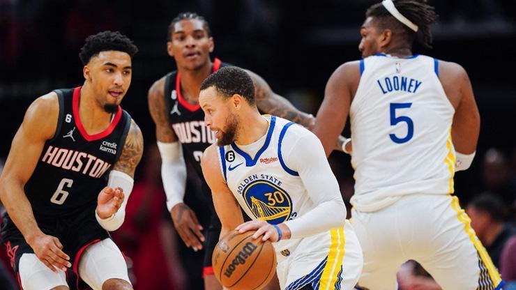 Golden State, Houston’ı yenerek play-off potasına girdi