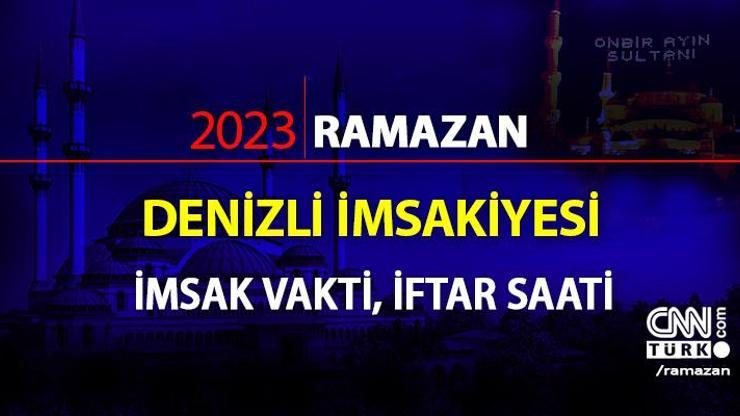 26 Mart 2023 Denizli için iftar vakti saat kaçta, akşam ezanı saati ne zaman Denizli imsakiye 2023